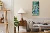 Dekor Leinwand Uhr Wandbilder 30x60 Gemälde Blumen Fluss Produktbild-Vorschau 3