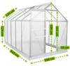 Zelsius Aluminium Gewächshaus mit Fundament, 310 x 190 cm, Produktbild-Vorschau 4