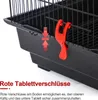 UISEBRT Cage pour oiseaux avec escalier pour oiseaux, 4 Voir les images du produit 10