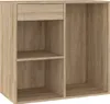 vidaXL Szafka kosmetyczna dąb sonoma 80x40x75 cm materiał Podgląd zdjęcia produktu 1