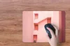MuchoWow® Mauspad Mousepad Architektur - Treppe - Rosa - Produktbild-Vorschau 3