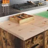 vidaXL Armoire de rangement pour garage Chêne fumé Pin Voir les images du produit 3