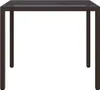 vidaXL Tavolo da giardino marrone 90 x 90 x 75 cm in Anteprima dell’immagine prodotto 3
