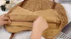 Retro Stroh-Strandtasche mit Reißverschluss – Produktbild-Vorschau 7
