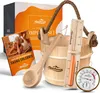 ALPENHAUCH Sauna Eimer mit Kelle [100% Naturholz] - Edler Produktbild-Vorschau 1