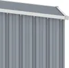 vidaXL Abri de jardin Gris 87x98x159 cm Acier galvanisé Voir les images du produit 6