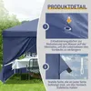 LEADZM Faltpavillon 3x3 m Gartenpavillon mit 4 Produktbild-Vorschau 8
