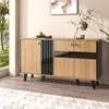 Sweiko 140 x 78,5 x 41 cm großes Sideboard, farblich Produktbild-Vorschau 4