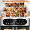 23L Heißluftfritteuse XXL, Mini Backofen 1/2-Zone Garen, Produktbild-Vorschau 3