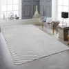 Wohnzimmer Teppich mit Linienmuster in grau Größe - 160 x Produktbild-Vorschau 1