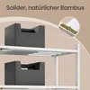 SONGMICS Bambus Schuhständer, stapelbares Schuhregal 3 Produktbild-Vorschau 8