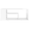 vidaXL Table basse blanc brillant 100x50x40 cm bois Voir les images du produit 4