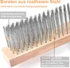 Robuster Drahtbesen 2 Stück 30cm mit Holzgriff für Produktbild-Vorschau 5