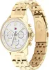 Tommy Hilfiger Damen Multi Zifferblatt Armbanduhr In Gold Produktbild-Vorschau 2
