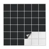 Kiwistar Fliesenaufkleber Schwarz Seidenmatt - 19,5 x 19,5 Produktbild-Vorschau 2