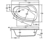 Badewanne OTTOFOND Poel 110 x 175 cm weiß glatt glänzend Produktbild-Vorschau 2