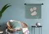 MuchoWow® Wandteppich Wandbehang Sommer - Obst - Rosa 60x60 Produktbild-Vorschau 4