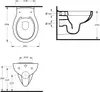 Spülrandloses Wand WC mit Softclose-Sitz – wandhängend, Produktbild-Vorschau 9