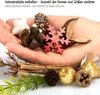 COM-FOUR® 6 stuks kerstdecoratie in een zak, met kegeltjes, Productafbeelding-voorbeeld 5