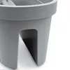 Balkon Geländer Blumentopf oval - grau / 60 cm - Geländer Produktbild-Vorschau 3