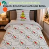 Set di lenzuola Grinch, 135x200 cm e 80x80 cm - Lenzuola in Anteprima dell’immagine prodotto 4
