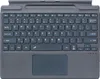 A top-down view of a dark gray portable wireless keyboard with a trackpad. Náhľad obrázku produktu