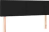 Kopfteile Schwarz 144x5x78/88 cm Stoff Produktbild-Vorschau 1