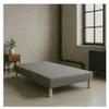 SOMMIER TAPISSIER GRIS 130x190 cm FABRICATION FRANÇAISE Voir les images du produit 1