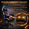 Fotel gamingowy COYOTE LED, ergonomiczny fotel biurowy, Podgląd zdjęcia produktu 3
