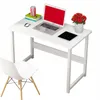 Biurko komputerowe białe loft pod laptop styl skandynawski Podgląd zdjęcia produktu 10