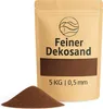 Deko-Sand 5 KG braun Ø 0,5 mm Vasen Glas-Füllung Streudeko Produktbild-Vorschau 1