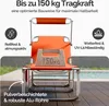 CASARIA® Sonnenliege Klappbar Wetterfest Gartenliege Mit Produktbild-Vorschau 6