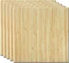 Stapel heller Holzkern-Schaumstoff-Wandpaneele mit vertikalem Brettdesign Voir les images du produit