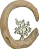 Gilde Dekoobjekt, rund, "Baum", Baummotiv, Kunstharz, Anteprima dell’immagine prodotto 6