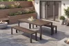 riess-ambiente Moderne Gartenbank DESIGNO 180cm dunkelbraun Produktbild-Vorschau 8