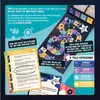 A board game with cards and game pieces laid out on a dark blue background, with instructional text and graphics. Náhľad obrázku produktu