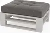 Lermowood Palettenmöbel Mpe Hocker 80 x 80 cm Weiß | Produktbild-Vorschau 1