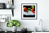 MuchoWow® Gerahmtes Poster Paprika - Schwarz - Gemüse - Produktbild-Vorschau 4