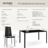 tectake® Esszimmergruppe Berlin 5-teilig gepolstert mit Produktbild-Vorschau 5