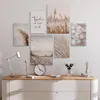 MURALO SET OBRAZŮ DO OBÝVACÍHO POKOJE SEASIDE BEACH PLANTS Náhled obrázku produktu 2