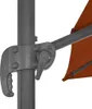 vidaXL Ampelschirm mit Aluminium-Mast 300x300 cm Terrakotta Produktbild-Vorschau 6
