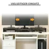 Vinsetto Monitorständer Länge Winkel verstellbar doppelter Produktbild-Vorschau 4