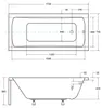 Badewanne Rechteck Set 5in1 170x70 mit Premium Produktbild-Vorschau 14