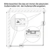 100x80cm eckdusche H.195cm Duschkabine Schwarz Eckeinstieg Produktbild-Vorschau 6