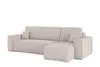 A sectional sofa with an ottoman, shown from a side-angle against a white background. Produktbild-Vorschau