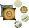 4er Set Dekorativ Kissenbezug Mandala Muster 45 x 45cm Sofa Produktbild-Vorschau 6