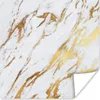 MuchoWow® Poster Marmor - Muster - Weiß - Gold 75x75 cm - Produktbild-Vorschau 1