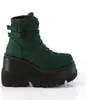 SHAKER-52 Damen Booties von DemoniaCult, Dunkelgrün  , EU Produktbild-Vorschau 5