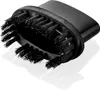 A close-up studio shot of a black rotary brush attachment for a vacuum cleaner. Náhled obrázku produktu