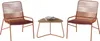 Two chairs and a table are arranged on a white background. Náhled obrázku produktu